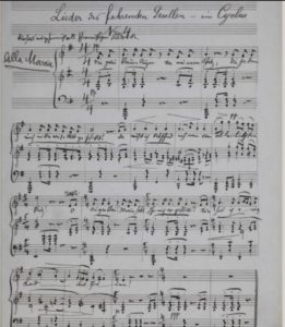 Lied 4: Die zwei blauen Augen von meinem Schatz