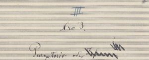Movement 3: Purgatorio. Allegretto moderato