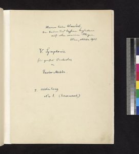 Movement 1: Trauermarsch (Funeral March). In gemessenem Schritt. Streng. Wie ein Kondukt