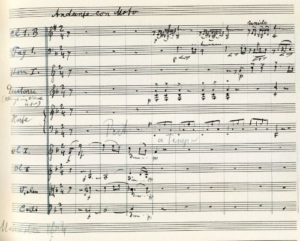 Listening Guide - Movement 4: Nachtmusik. Andante amoroso