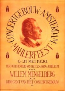 Mahler Festival 1920 Amsterdam