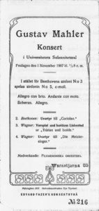 1907 Concert Helsinki 01-11-1907