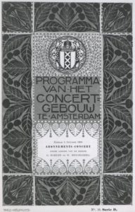 1909 Concert Amsterdam 03-10-1909 - Symphony No. 7