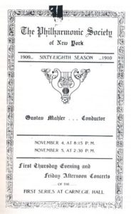 1909 Concert New York 04-11-1909