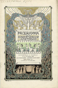 1903 Concert Amsterdam 22-10-1903 - Symphony No. 3