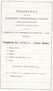 1904 Concert Amsterdam 27-10-1904 - Symphony No. 2