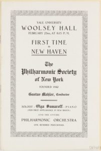 1910 Concert New Haven 23-02-1910