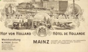 1904 Hotel Hof von Holland